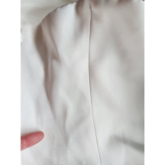 NWD Reformation Elena Satin Strapless Wedding Gown Dress Size 10 Ivory #4B416 - Picture 8 of 16